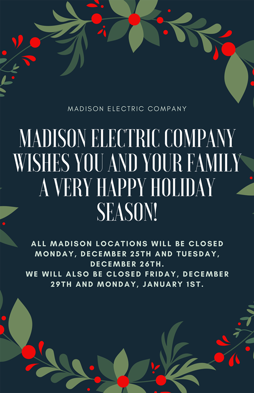 Madison Electric Holiday Message